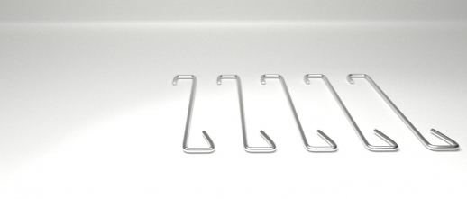 Stainless steel hook | exclusive model from Tuilerie Lambert